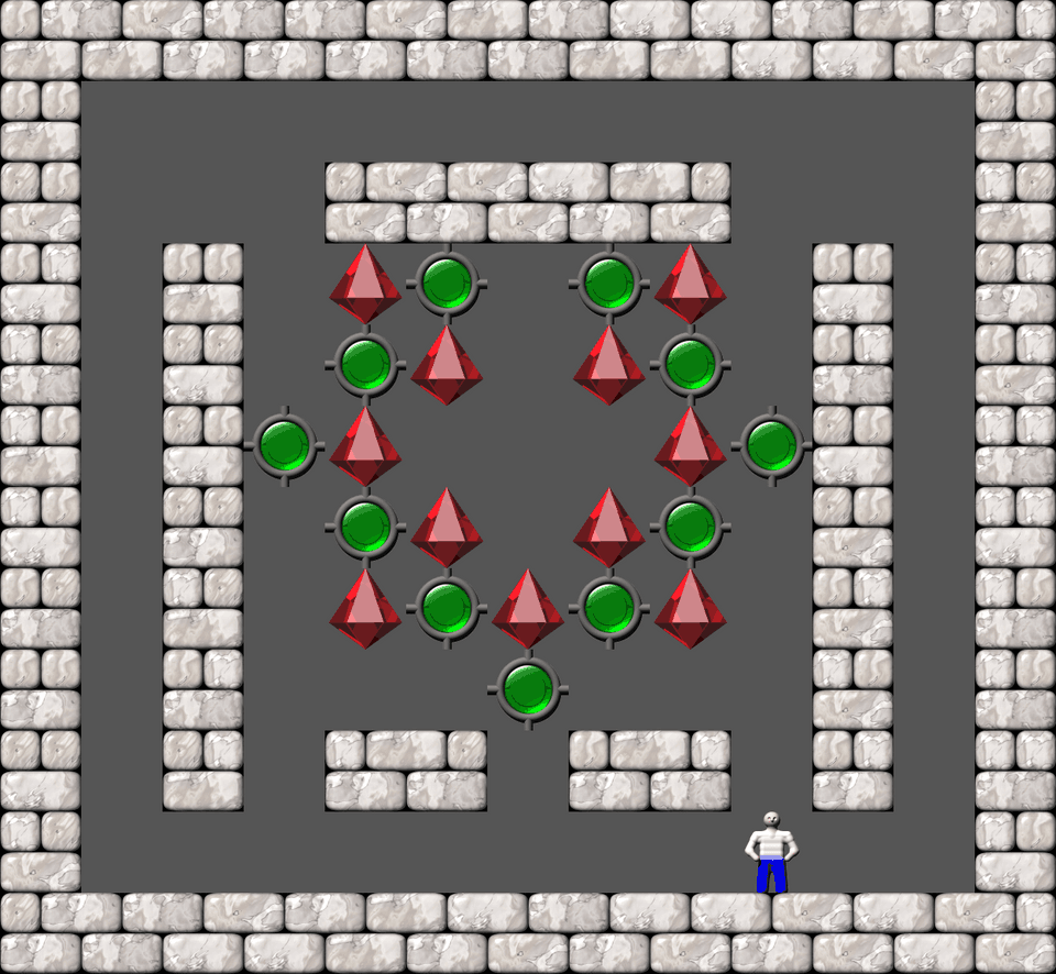 Сокобан Bugs collection 3 уровень 64